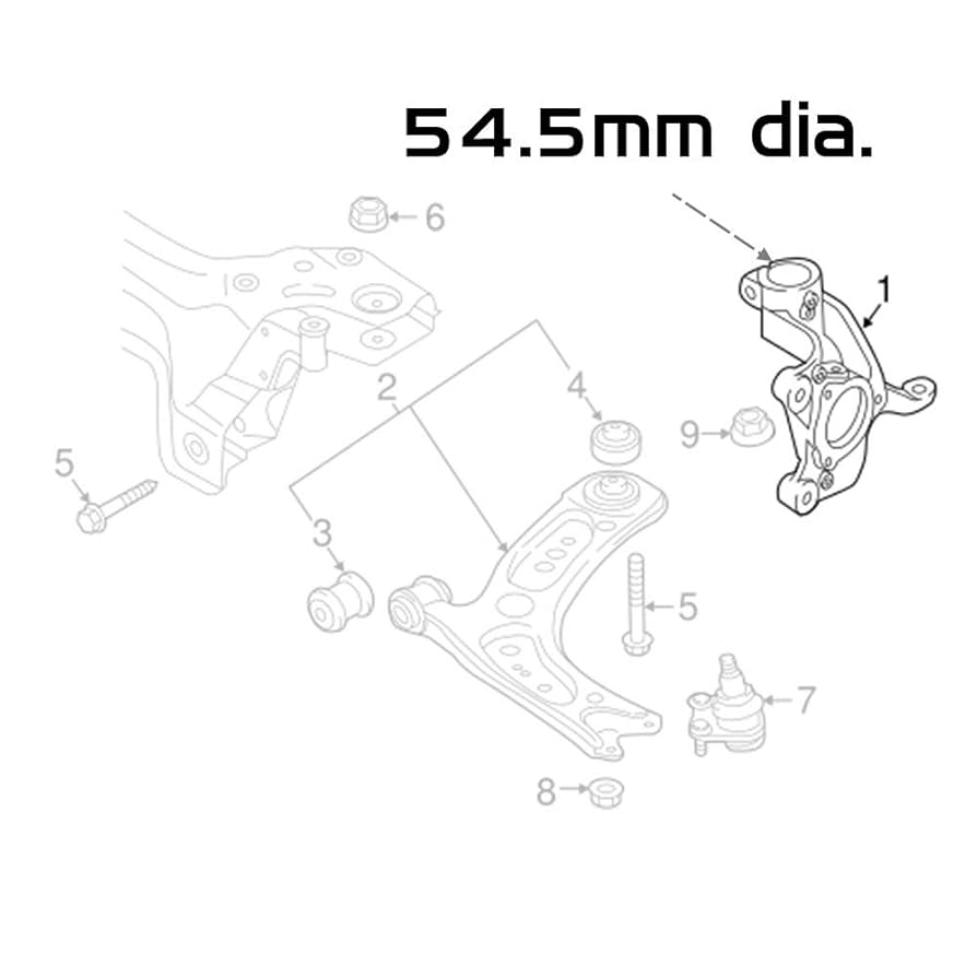 Amazon.com: Rev9 R9-HS2-033_12 compatible with Volkswagen